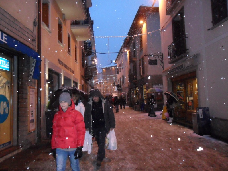 Ponte di legno neve 1