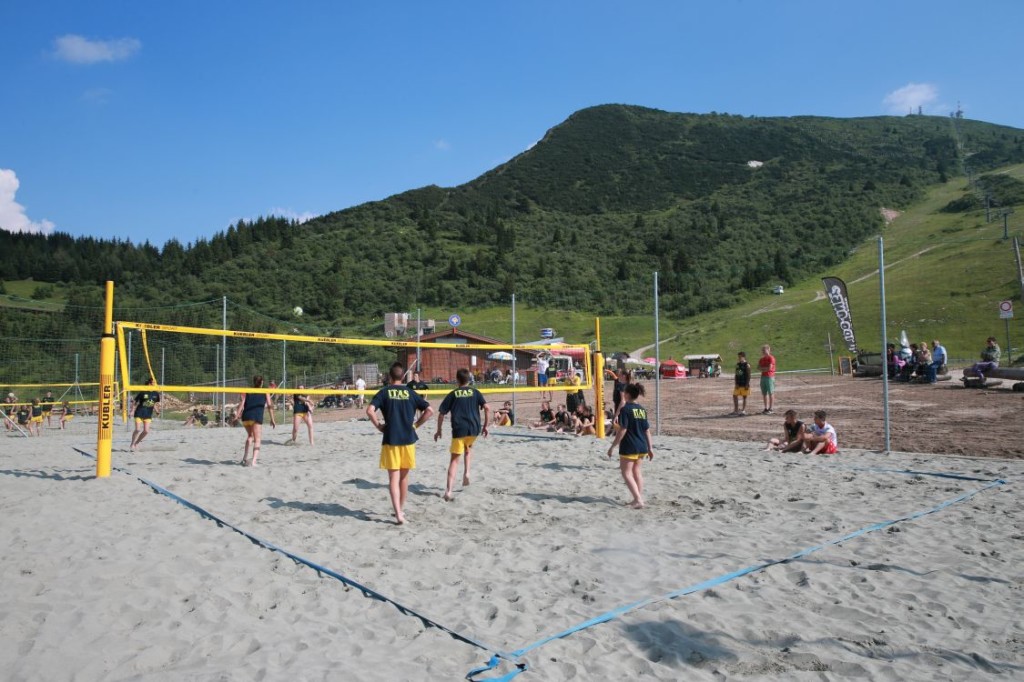 Una suggestiva immagine del campo da beach a disposizione dell'ITAS BIG Camp 2014
