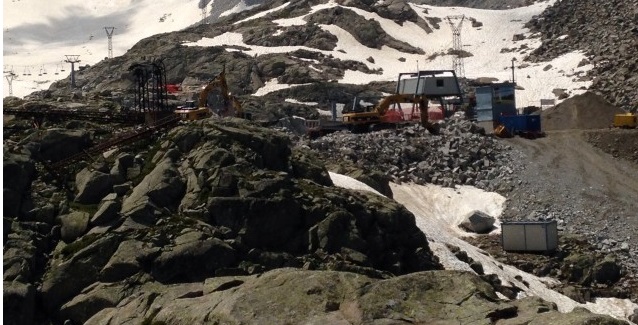 Passo Tonale Lavori  cabinovia 1