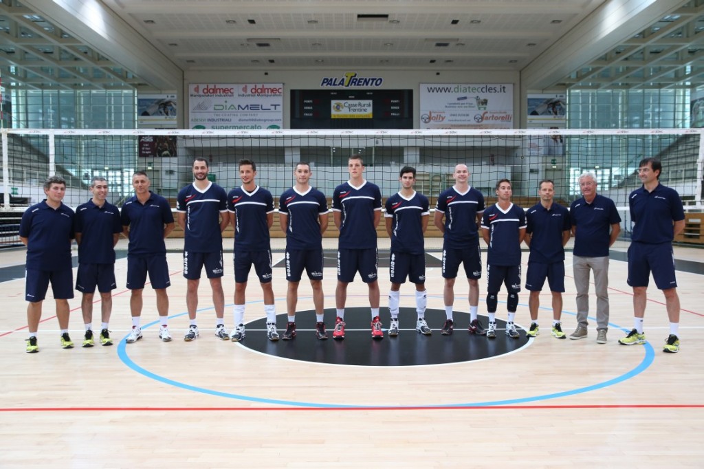 trento trentino volley Prima foto di squadra stagionale