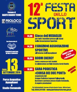 festa dello sport darfo locandina