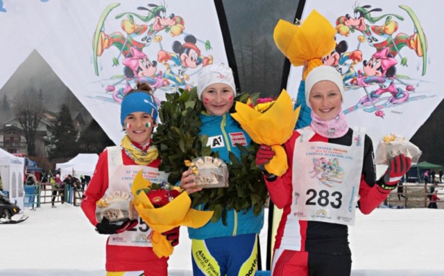 podio femminile baby