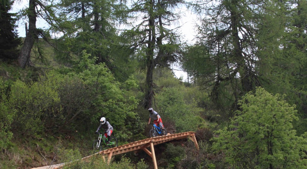 downhill