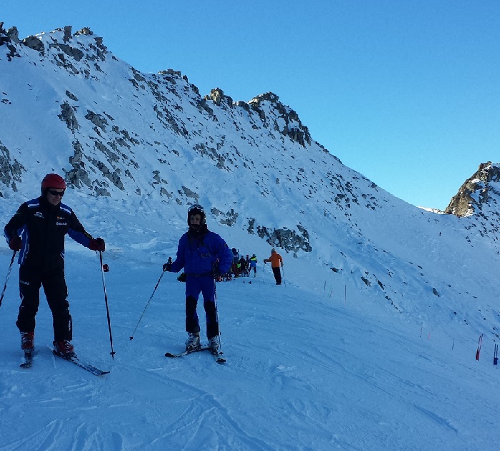 neve ghiacciaio Presena