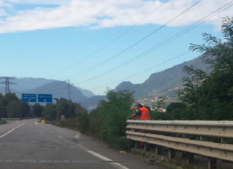 buche statale lavori tonale strada
