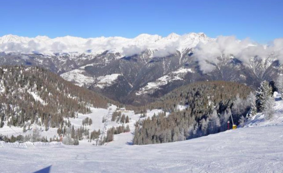 panorama folgarida marilleva piste neve