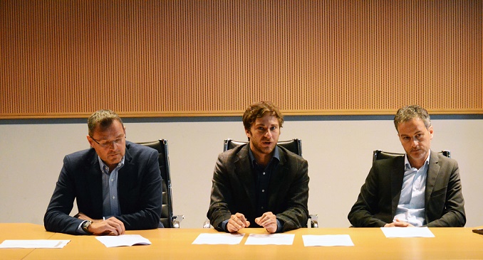 da sinistra lorenzo rizzardi paolo forno luca chini