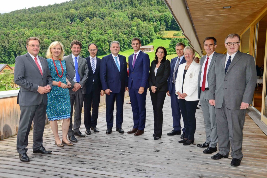 I Capi di Governo di Arge Alp riuniti nel Vorarlberg, per l'Alto Adige presente il vicepresidente Theiner - Foto- Landespressestelle Vorarlberg