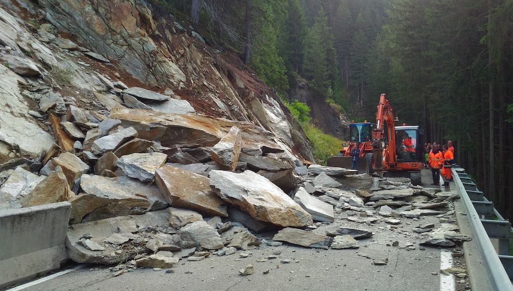 frana Foto- USP:Servizio Strade Burgraviato