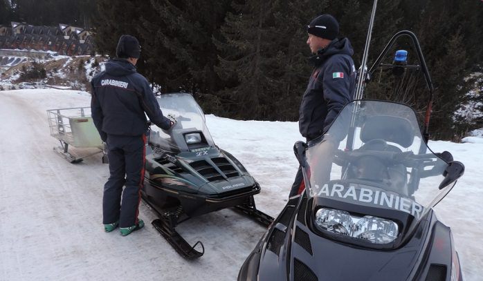 Carabinieri piste sci 1