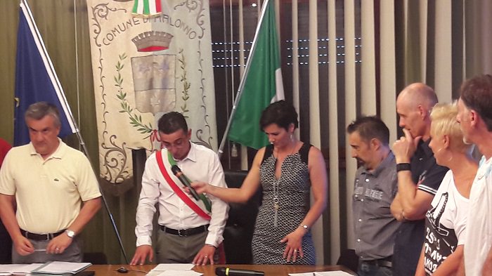Malonno giuramento sindaco Gelmi