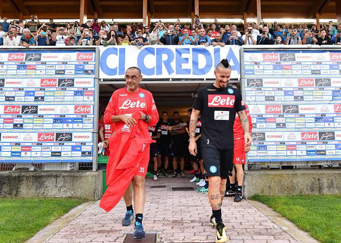 Allenamento Napoli - Sarri