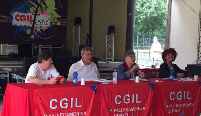 ATTUALITÀ - Fondata sul lavoro: Landini torna in Valle Camonica