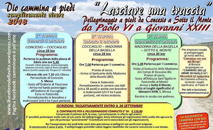 Pellegrinaggio Concesio - Sotto il Monte