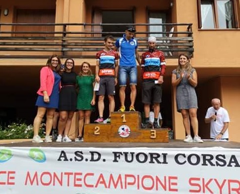 Podio Monte campione sky race