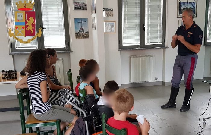 darfo boario - polizia stradale incontro 01
