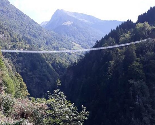 Ponte tibetano Tartano 1