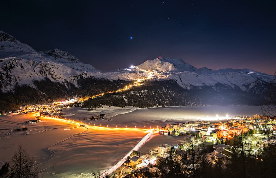 corvatsch snow night sci