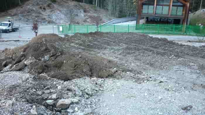lavori parcheggio Vallesinella