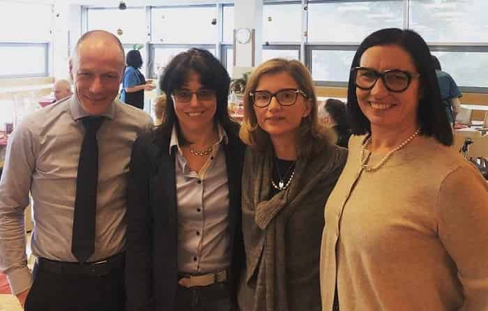 Demagri visita RSA di Cles Presidente, Vicepresidente e Direttore Luca Cattani