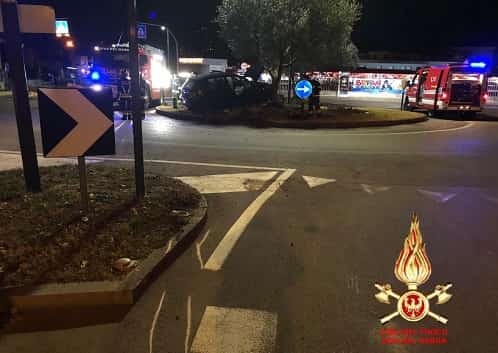 Riva del Garda - viale trento - incidente