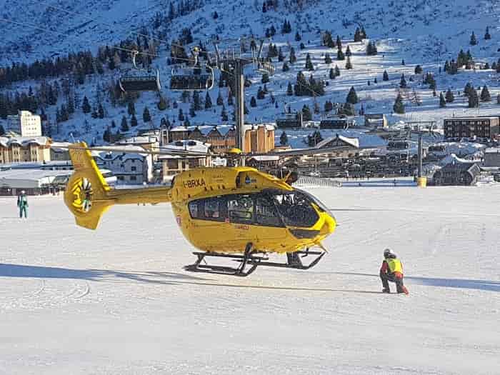 Passo Tonale - incidente pista