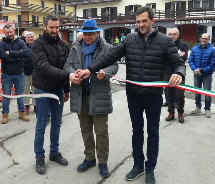 Ponte di Legno inaigurazioine cantiere Faustinalli - Bezzi - Menici