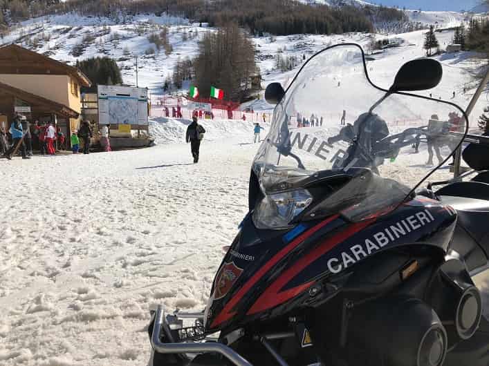 Carabinieri piste sci
