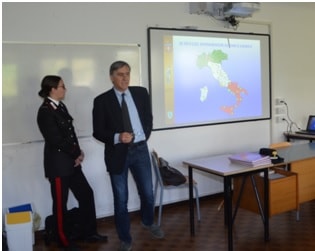 Cavalese - lezione carabinieri