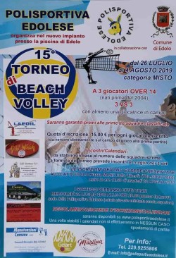 Edolo - 15° torneo Beach Volley 2019