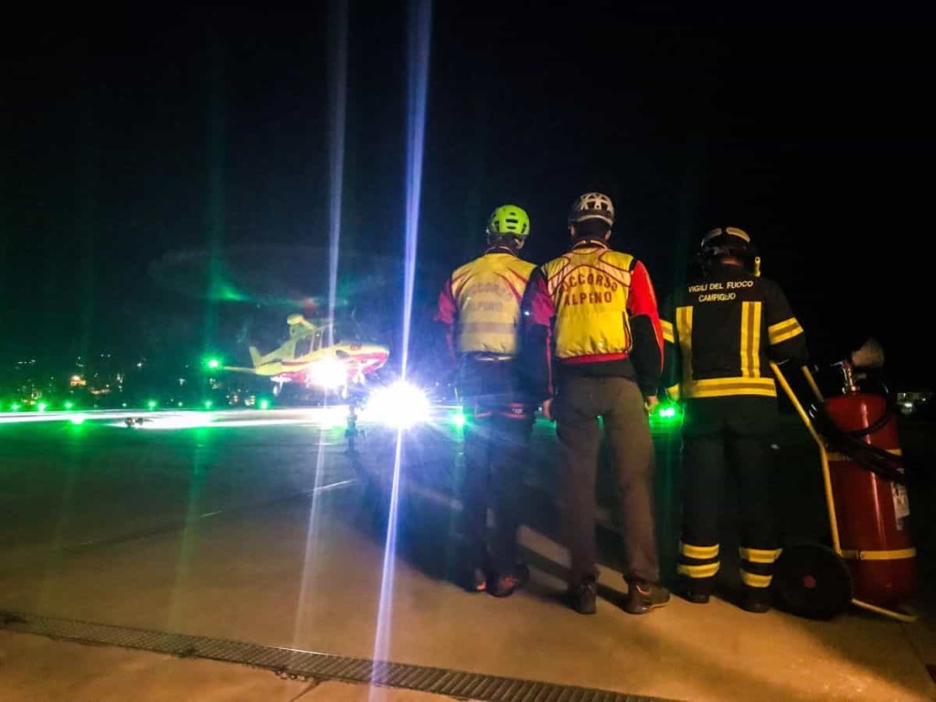 Intervento Soccorso Alpino Madonna di Campiglio