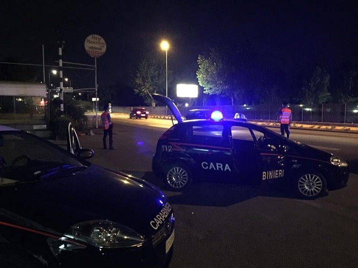 Carabinieri .controlli notte