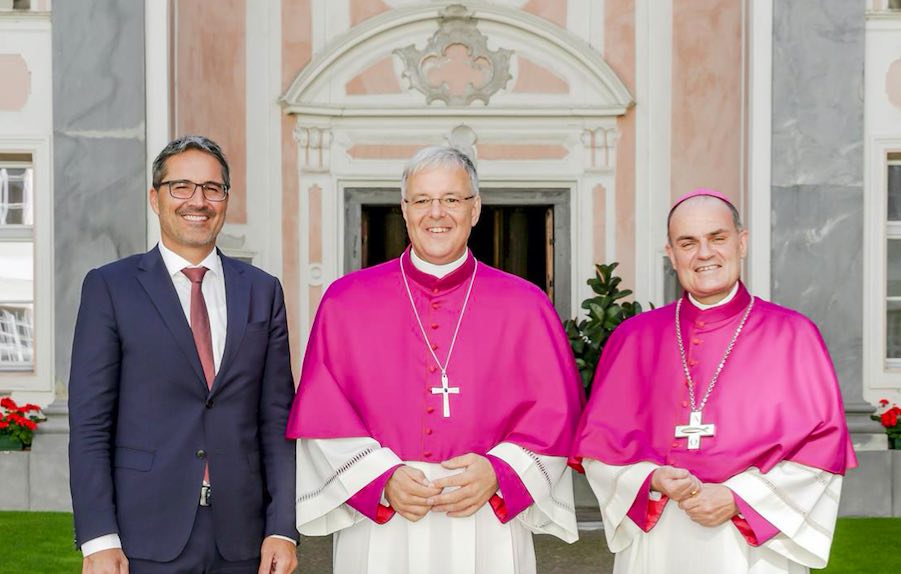 kompatscher vescovi Michele Tomasi e Ivo Muser - Usp Verant