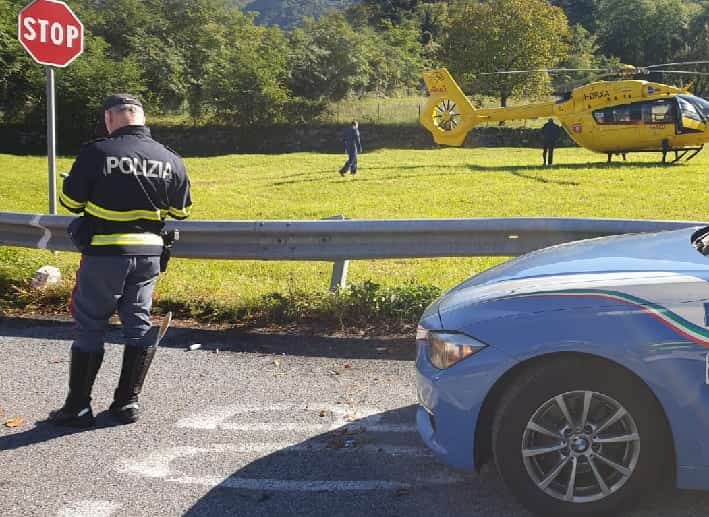 Incidente Polstrada elisoccorso