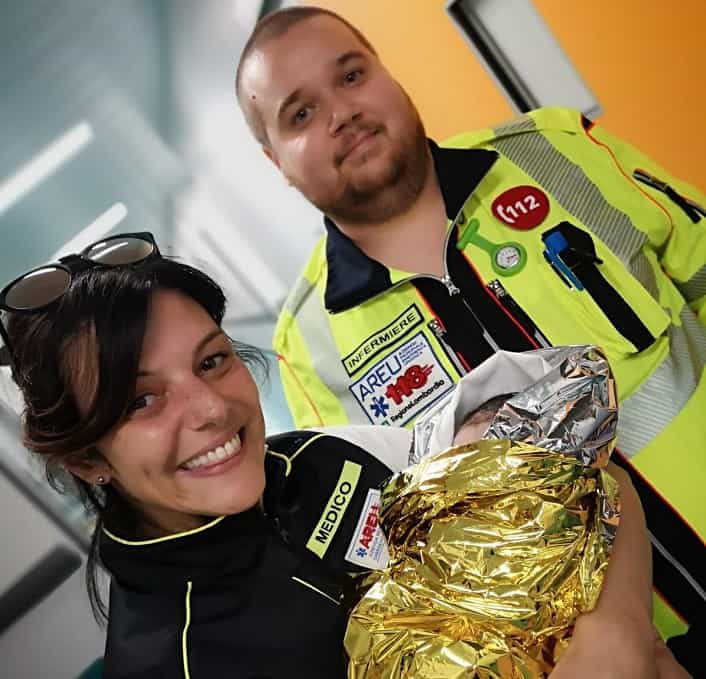 Parto in ambulanza - Brescia