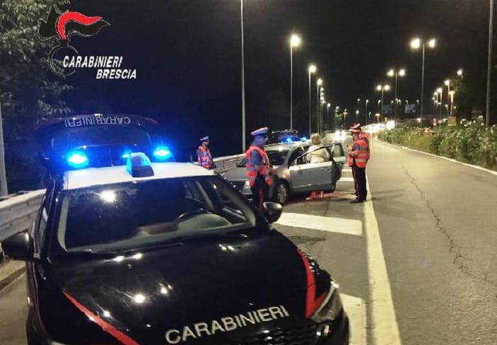 Carabinieri - BS - controlli notturni