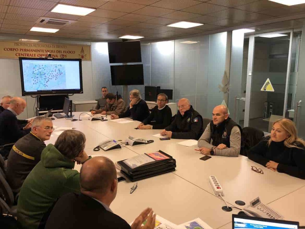 Protezione Civile Trentina e assessore Failoni © USP Trento