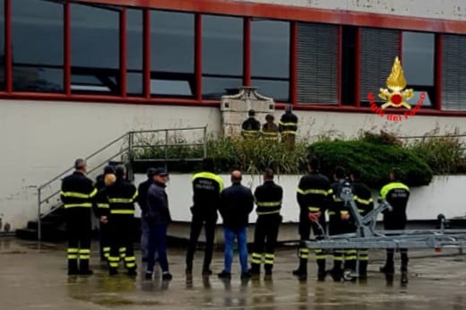 Vigili fuoco Brescia raccoglimento