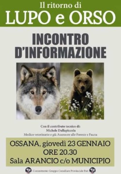 Lupo e orso Ossana