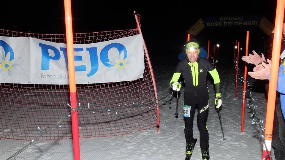Daniele Cappelletti arrivo 2019 vioz scialpinismo