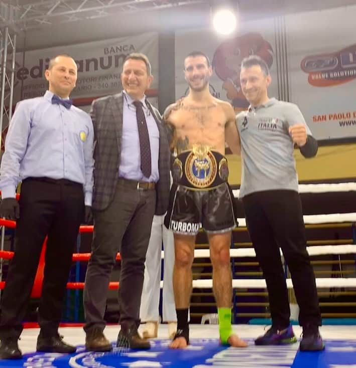 Festa Mario Nani con il presidente King Boxing Valle Camonica - il presidente Federale Fikbms Donato Milano