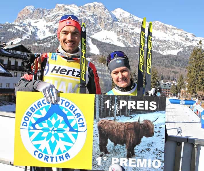 Vincitori Dobbiaco - Cortina foto credit Newspower