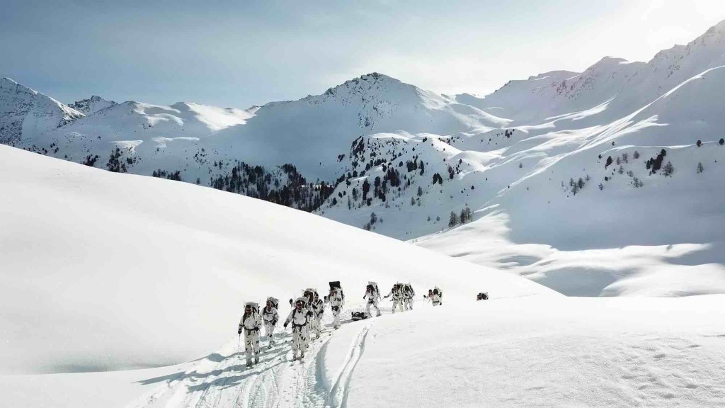 plotone alpini addestramento