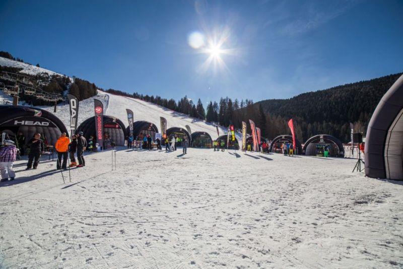 ski test neve alpe cimbra
