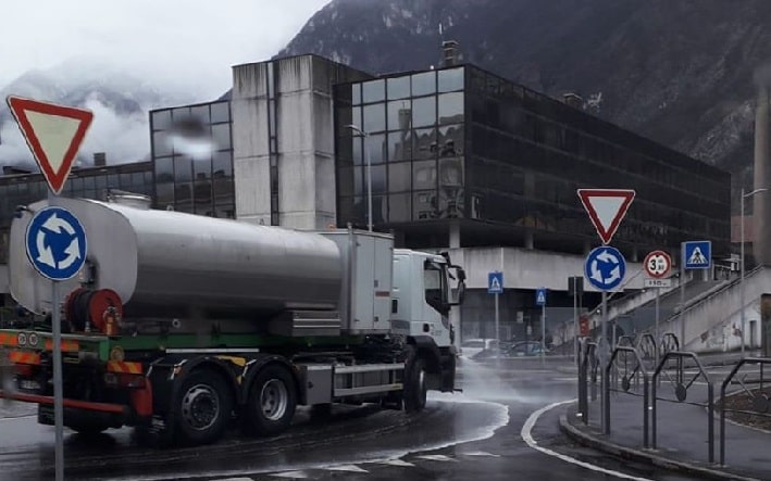 Trento pulizia strade
