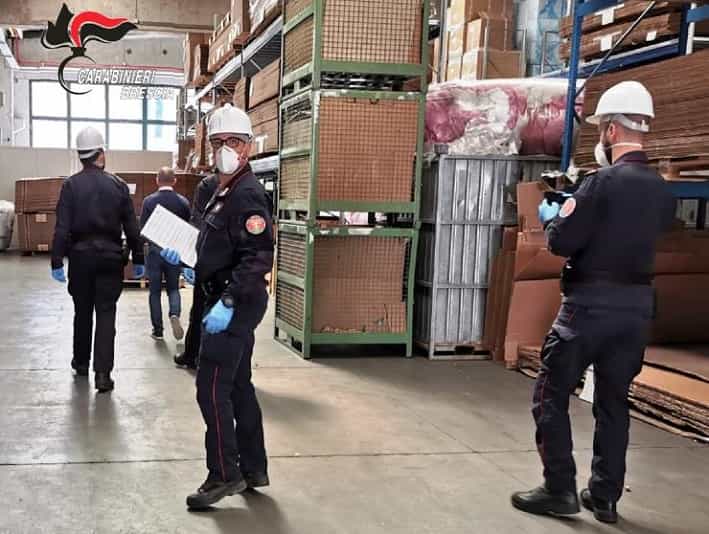 Controlli carabinieri - aziende