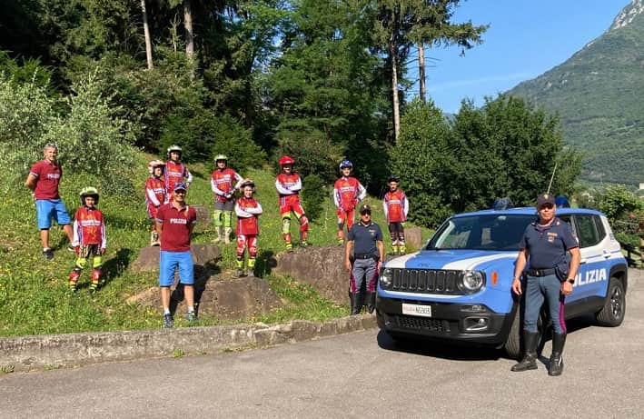 Darfo - giovani piloti - Polizia Stradale