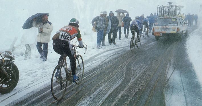 Giro 1988 Passo Gavia foto credit Vitesse