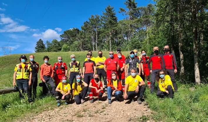 Soccorso Alpino Trentino Croce Rossa esercitazione