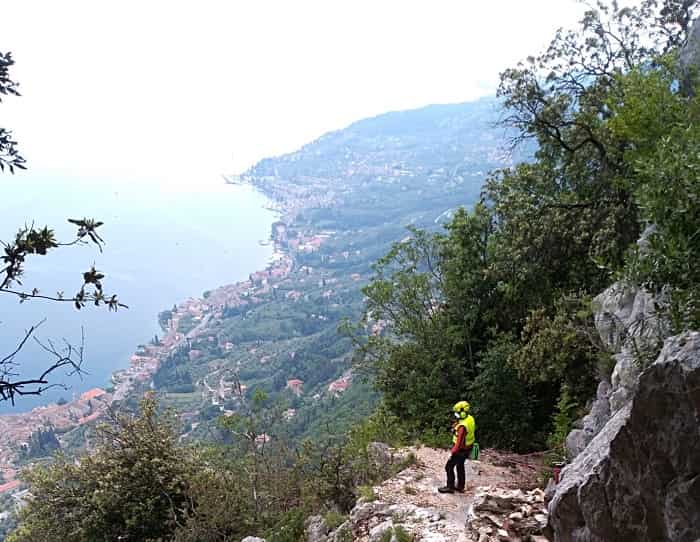 Soccorso alpino - intervento Garda